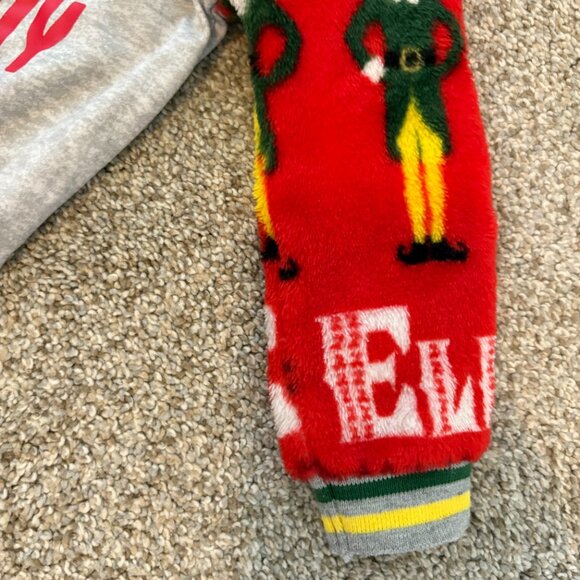 ELF Christmas Pj Baby Toddler Footie One piece 12-18 months - Picture 4 of 7